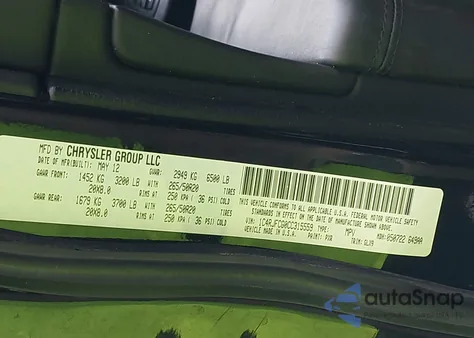 2012 Jeep Grand Cherokee Overland from USA, damaged, VIN 1C4RJFCG0CC315559